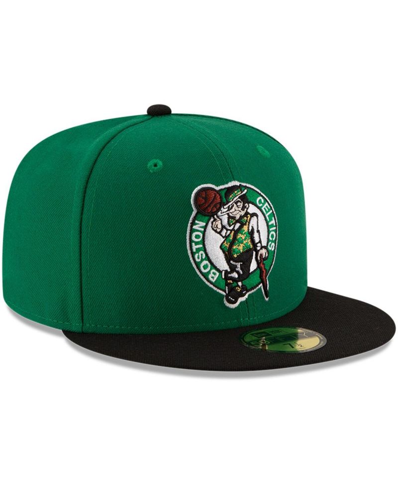 Men's Green/Black Boston Celtics Team Color 2Tone 59FIFTY Fitted Hat