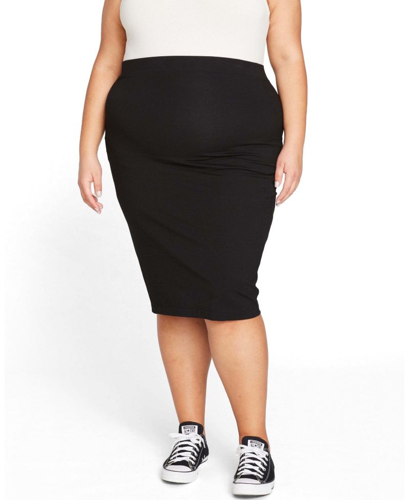 Women's Plus Size Danube Jersey Skirt