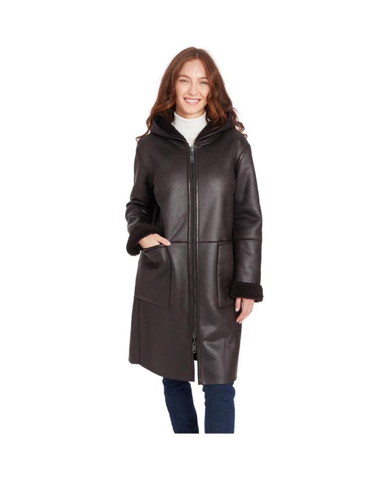 Women's Mariah Reversible Faux Shearling Coat