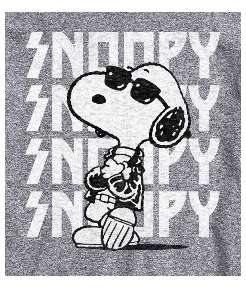 Hybrid Apparel Snoopy Rock Name Repeat Men's Short Sleeve Tee