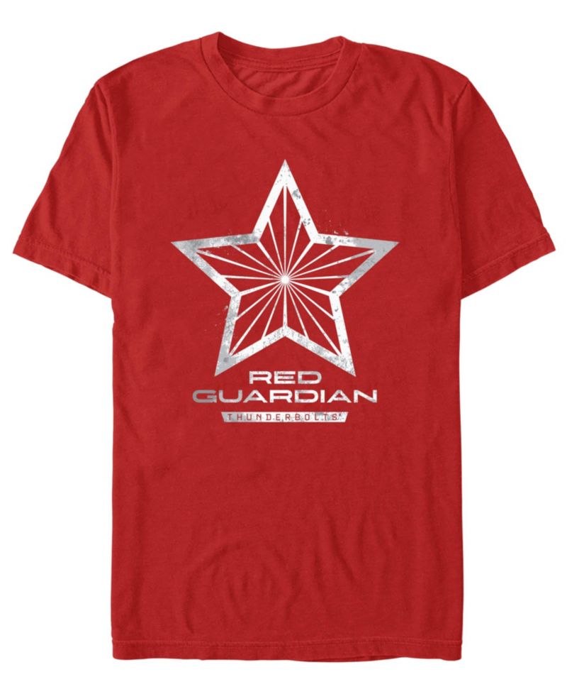 Men's Red Guardian Logo Short Sleeve T-Shirt