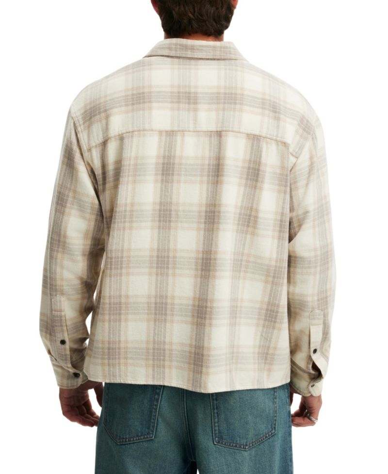 Men's Richmond Long-Sleeve Plaid Classic-Fit Shirt