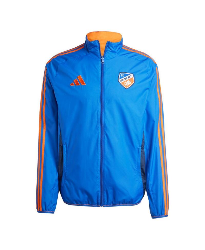 Men's Blue/Orange FC Cincinnati 2025 Anthem Reversible Full-Zip Jacket