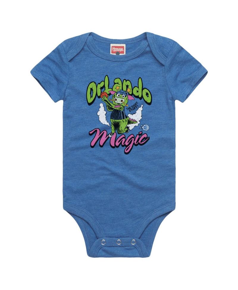 Baby Boys and Girls Royal Orlando Magic The Right Stuff Tri-Blend Bodysuit