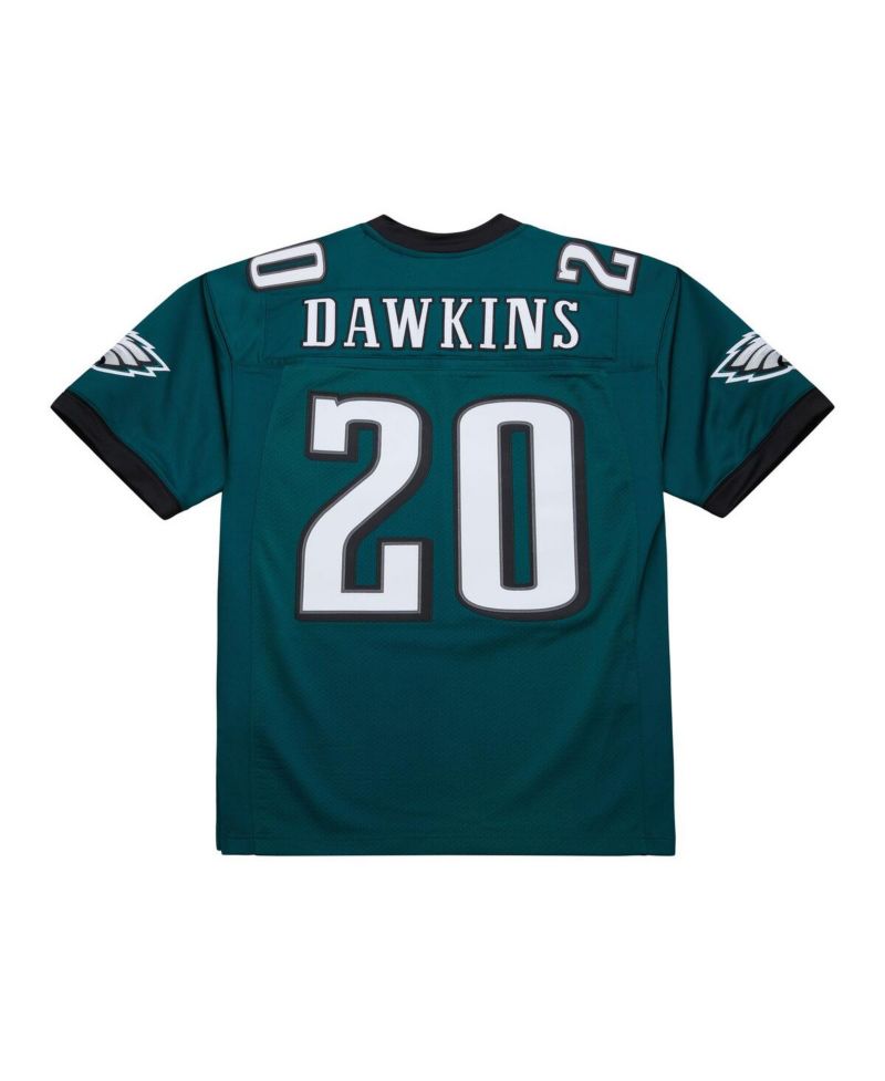 Men's Brian Dawkins Green Philadelphia Eagles 2007 Authentic Throwback Retired Player Jersey