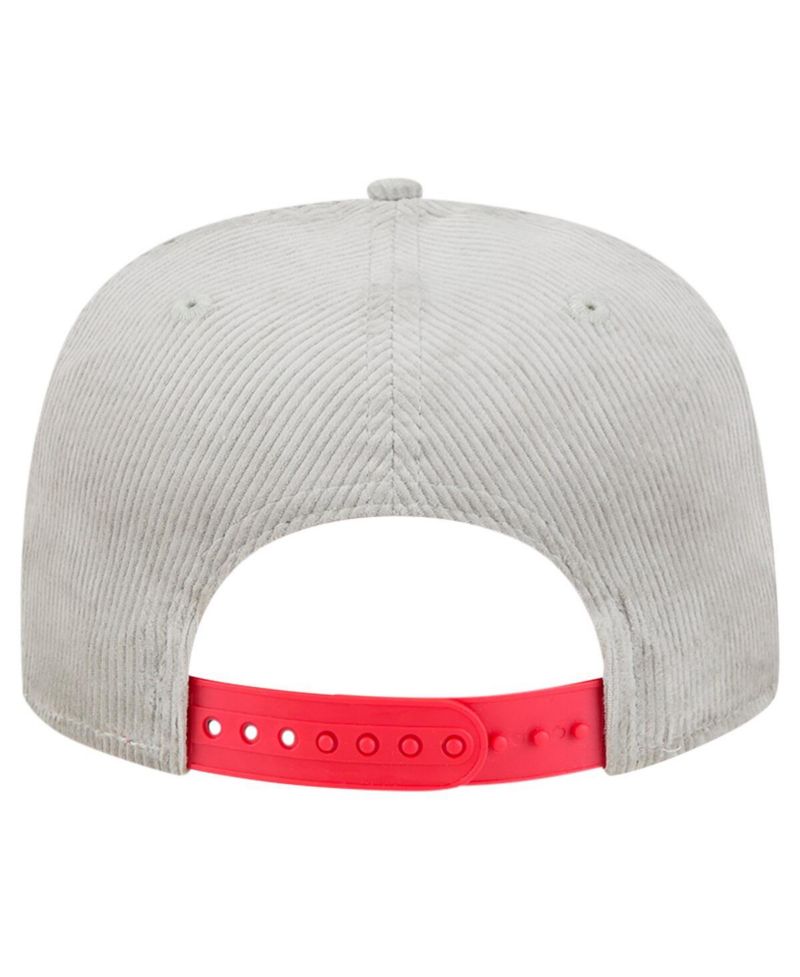 Men's Gray Texas Rangers Corduroy Golfer Snapback Hat