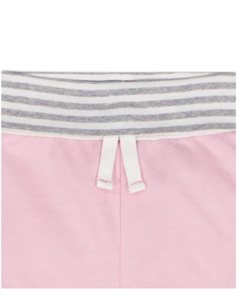 Baby Girls' Ribbed Tank Bodysuit and Shorts, 2-Piece Set