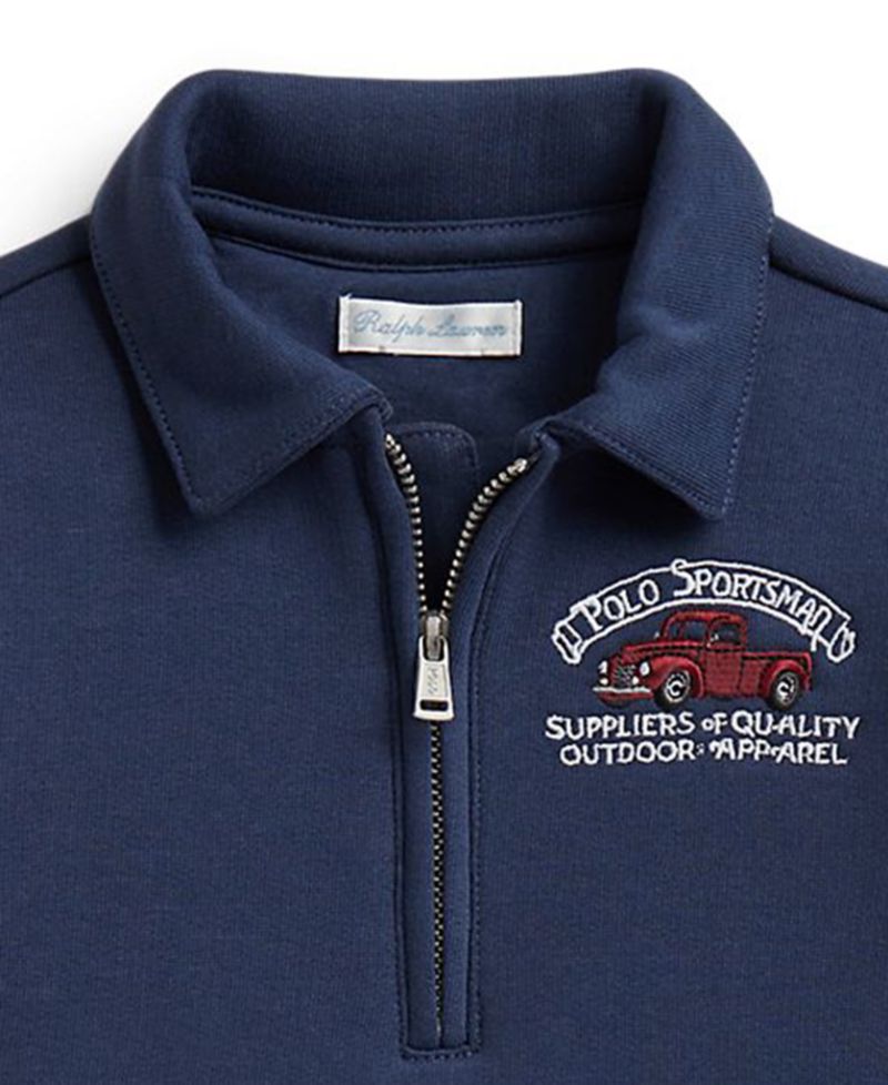 Baby Boys' Polo Sportsman Fleece Sweatshirt and Pants, 2- Piece Set