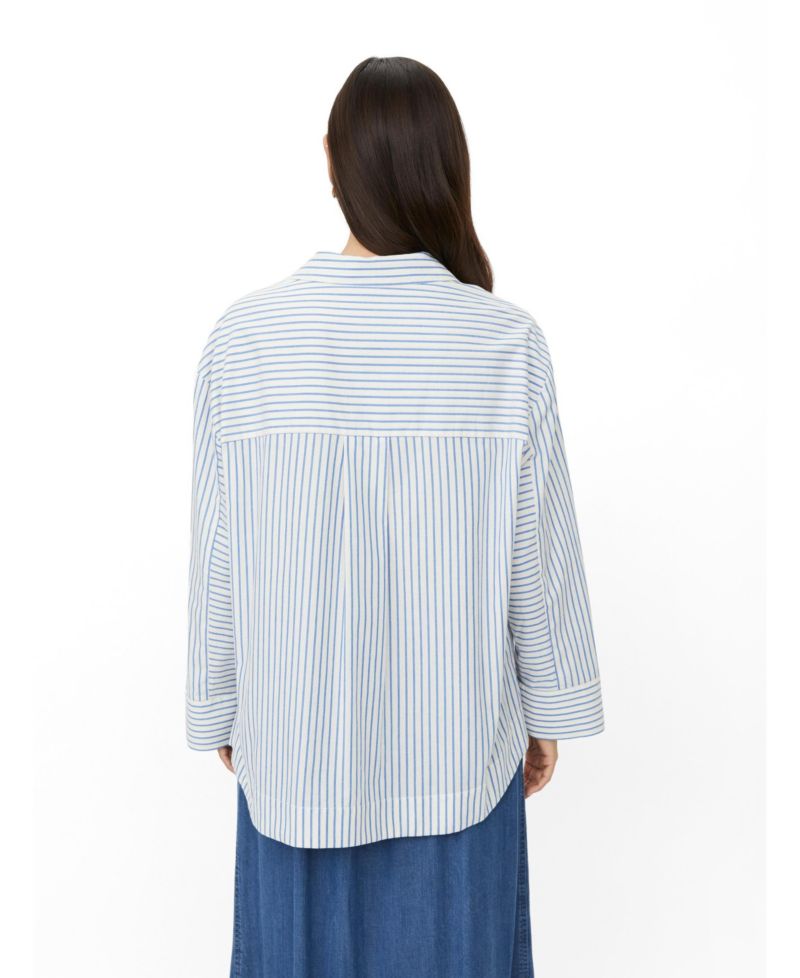 Women's MaIsolisse Striped Long-Sleeve Cotton Shirt