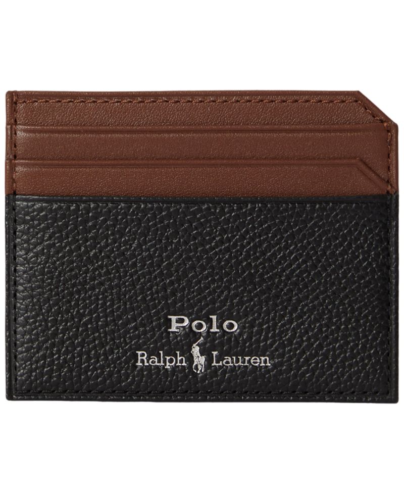 Two-Tone Leather Card Case
