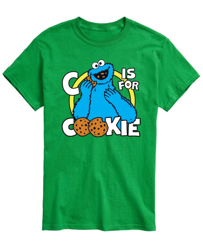 Men's Sesame Street Cookie Monster Short-Sleeve Graphic T-Shirt