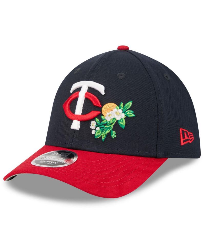 Men's Navy/Red Minnesota Twins 2026 Spring Training M-Crown 39THIRTY Flex Hat