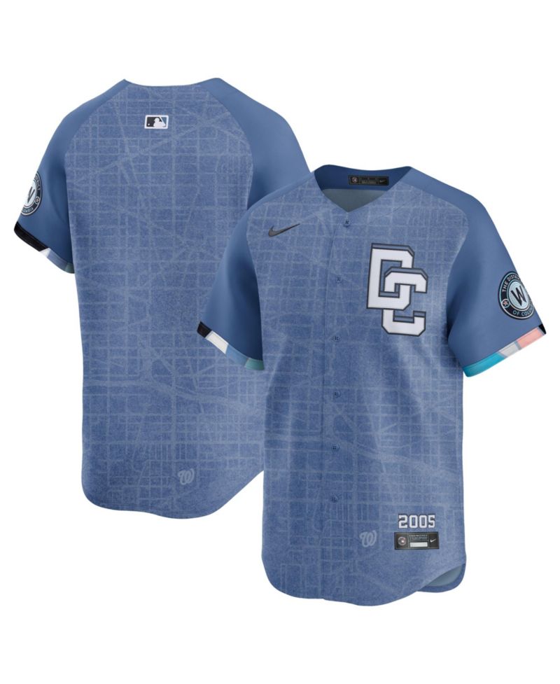 Men's Blue Washington Nationals 2025 City Connect Limited Jersey
