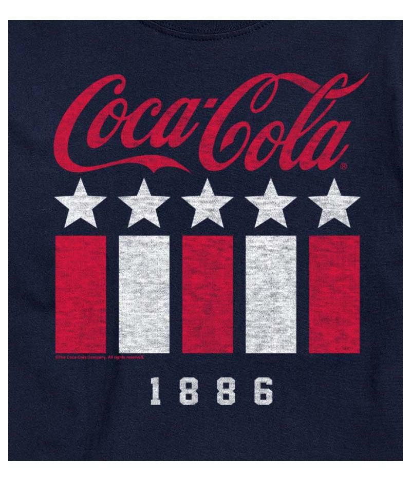 Hybrid Apparel Coca Cola Americana Mens Short Sleeve Tee