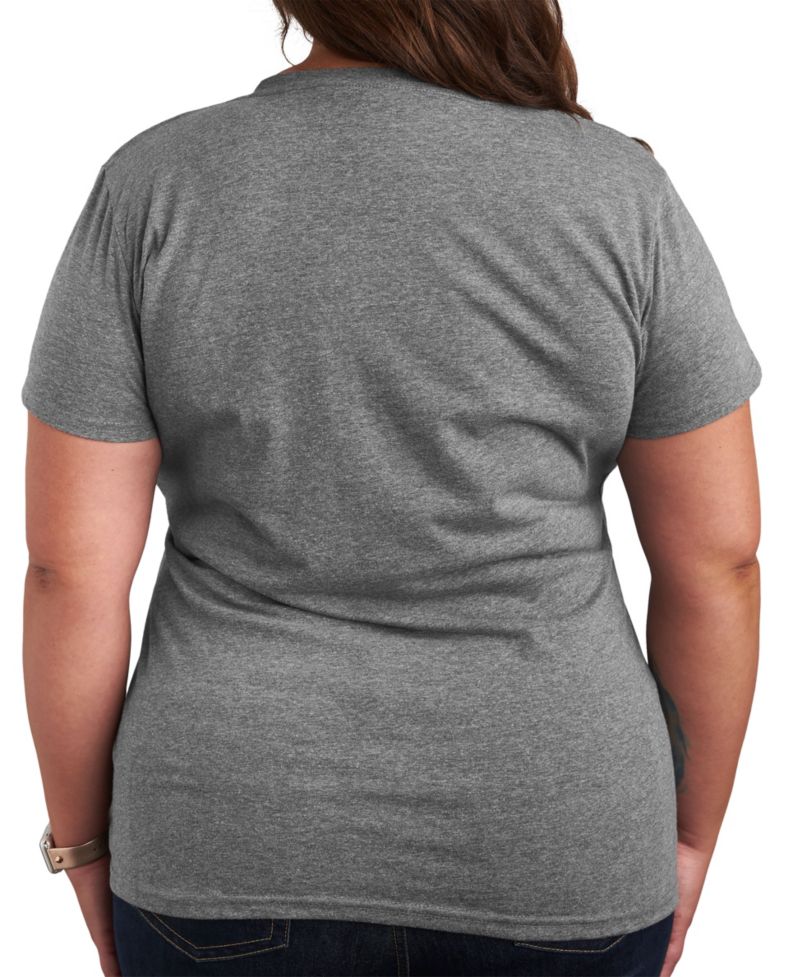 Coffee Grid Plus Size Graphic Tee