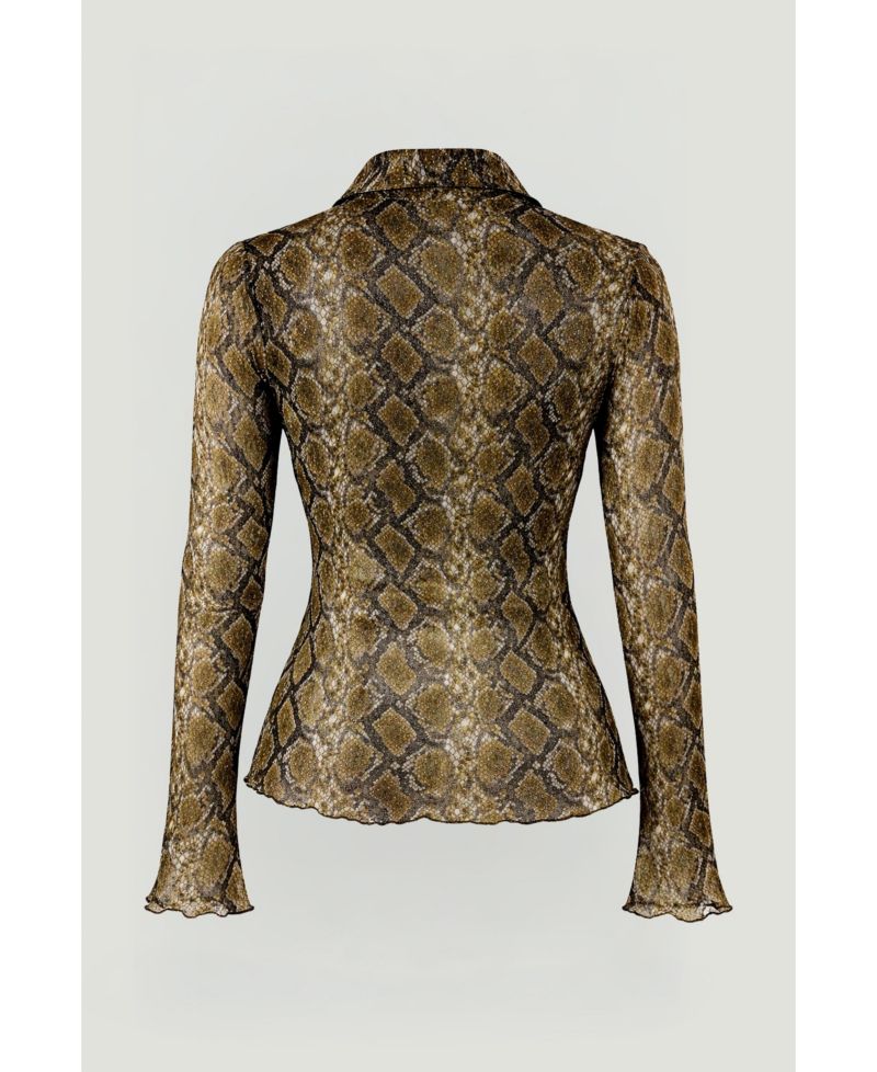 Women's Snake Print Shirt