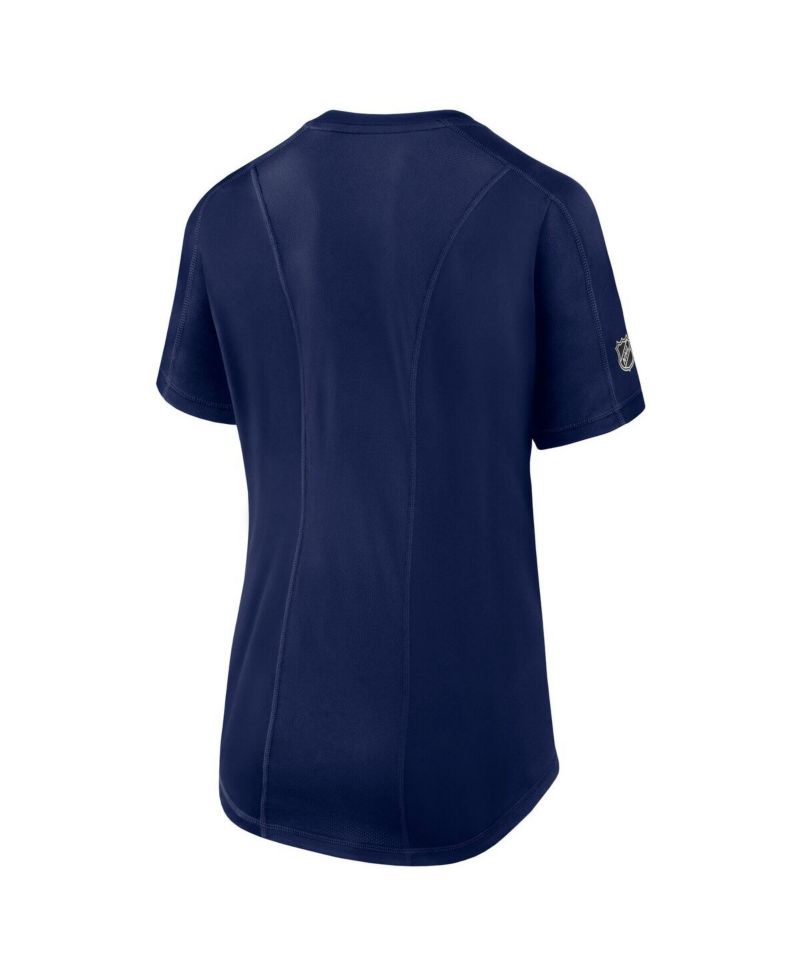 Women's Navy New York Rangers Authentic Pro Rink Tech T-Shirt