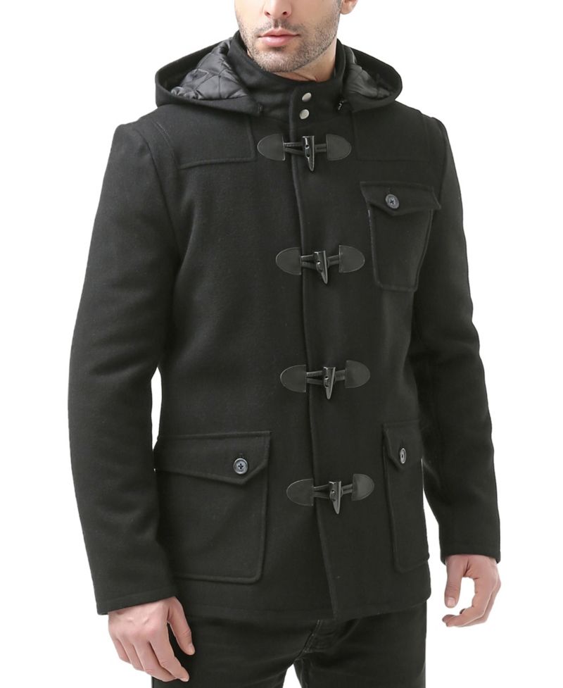 Men's Men Nathan Wool Blend Short Toggle Coat