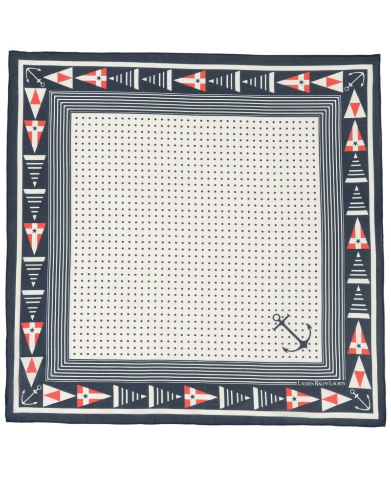 Nautical Small Square Scarf