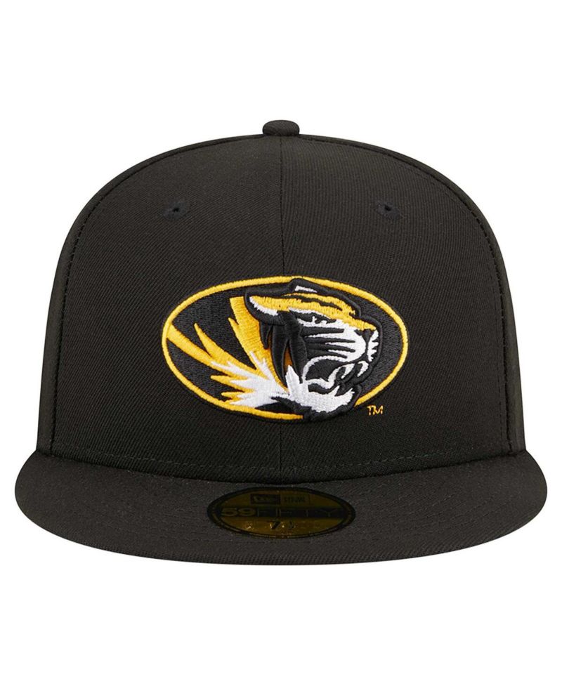 Men's Black Missouri Tigers Evergreen 59FIFTY Fitted Hat