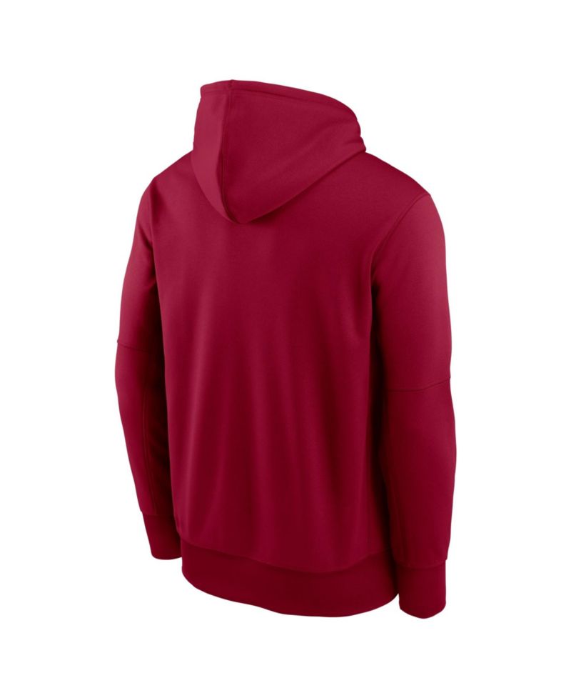 Men's Red Washington Commanders Toss Sweep Therma-FIT Hoodie