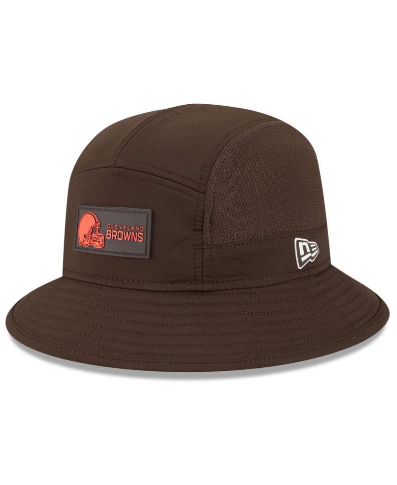 Men's Brown Cleveland Browns 2025 Sideline Bucket Hat
