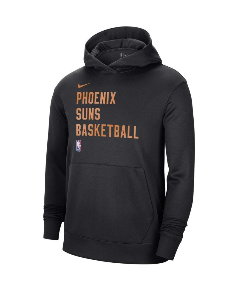 Men's and Women's Black Phoenix Suns 2023/24 Performance Spotlight On-Court Practice Pullover Hoodie