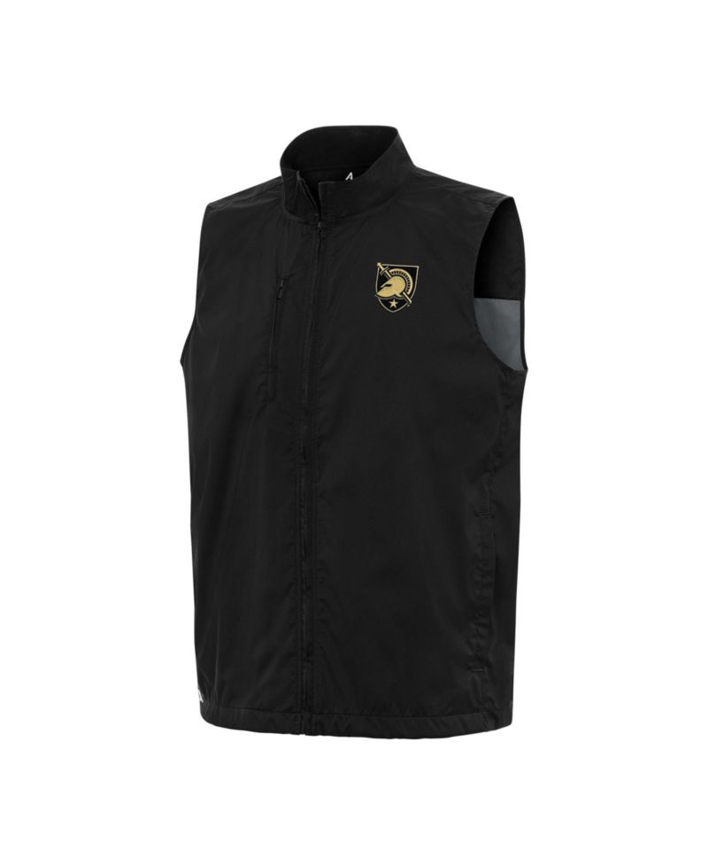 Men's Black Army Black Knights Brisk Full-Zip Vest