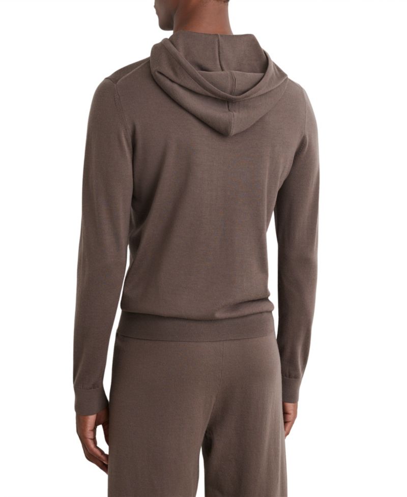 Men's Holland Merino Wool Slim-Fit Long-Sleeve Hoodie