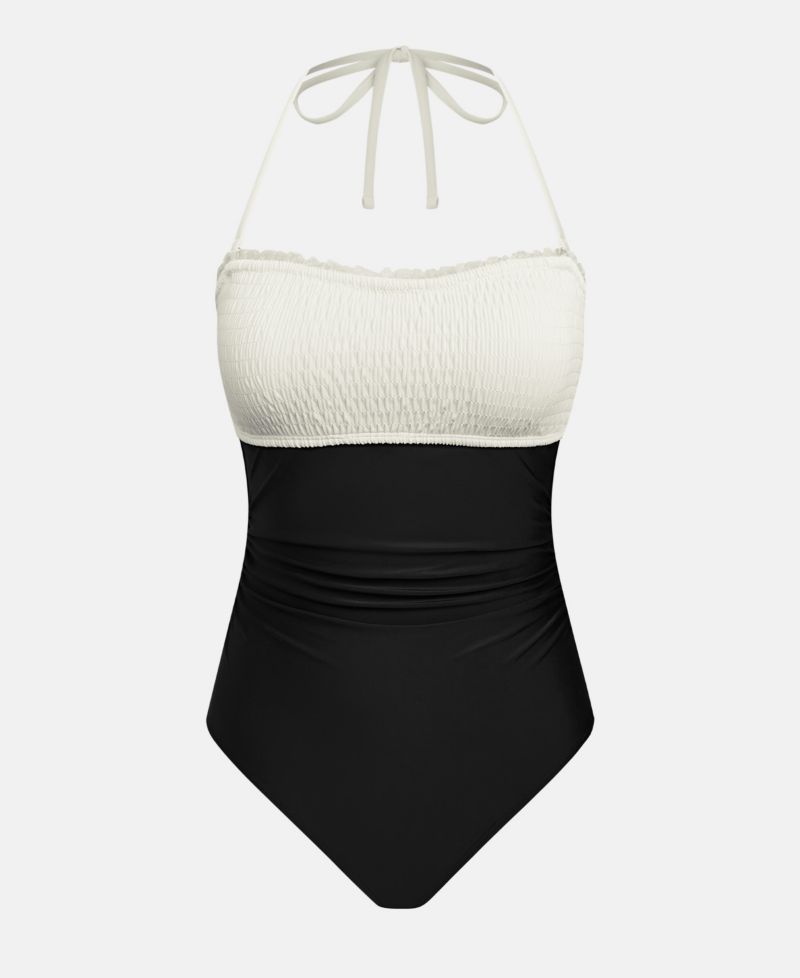 Women's Smocked One-Piece Swimsuit