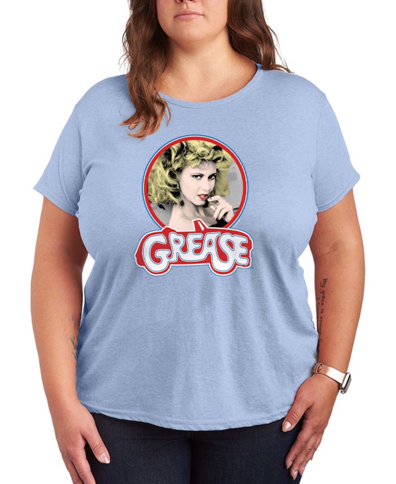 Plus Size Grease Sandy Graphic Crewneck T-Shirt
