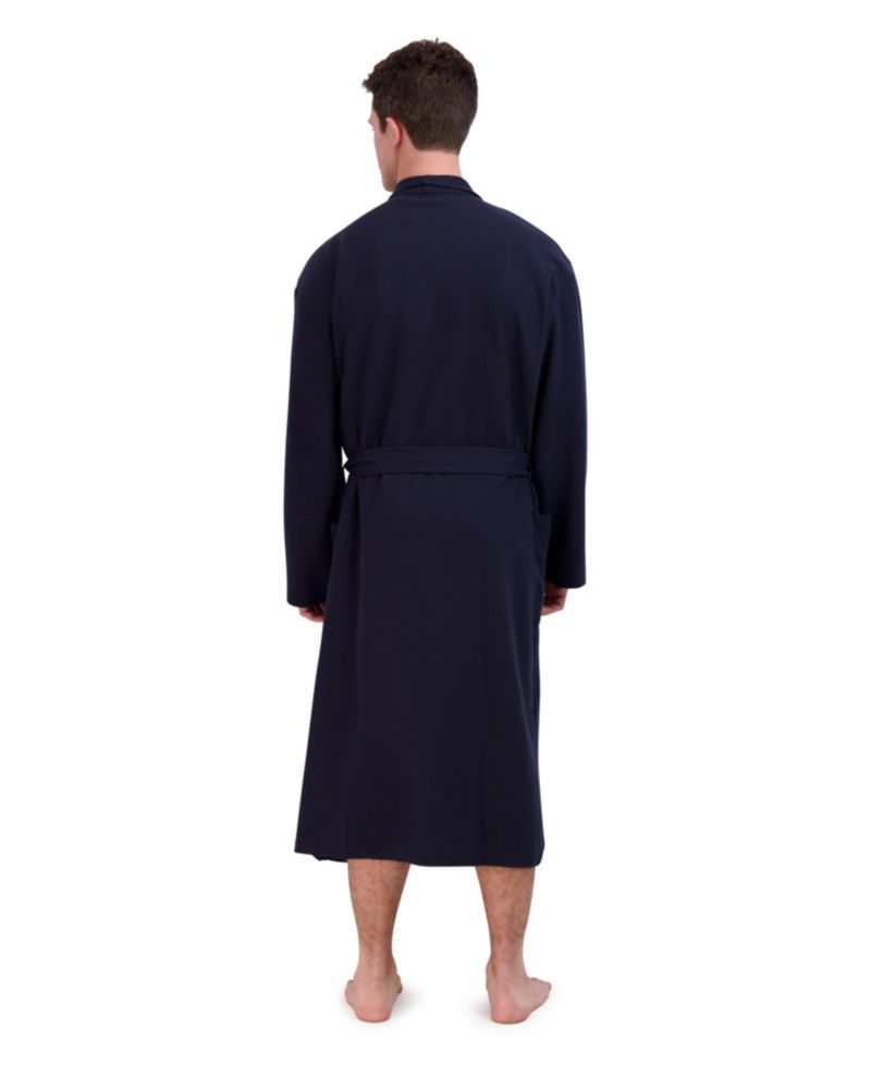 Men's Cotton Waffle Knit Robe