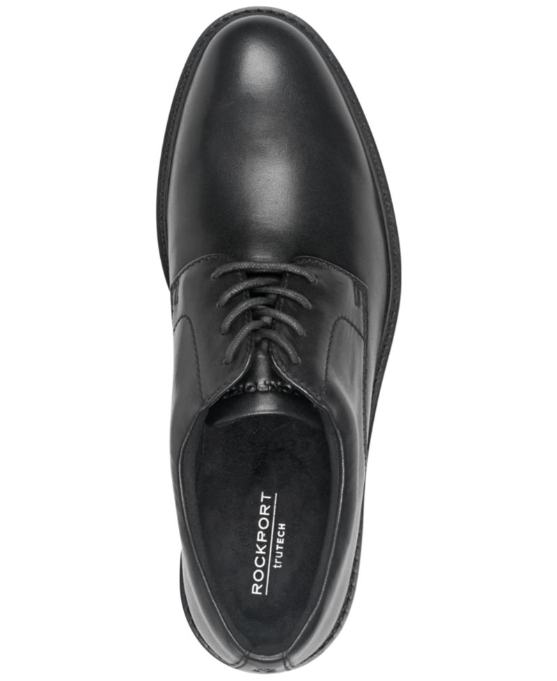 Men's Max Lace-Up Plain Toe Cushioned Insole Oxfords
