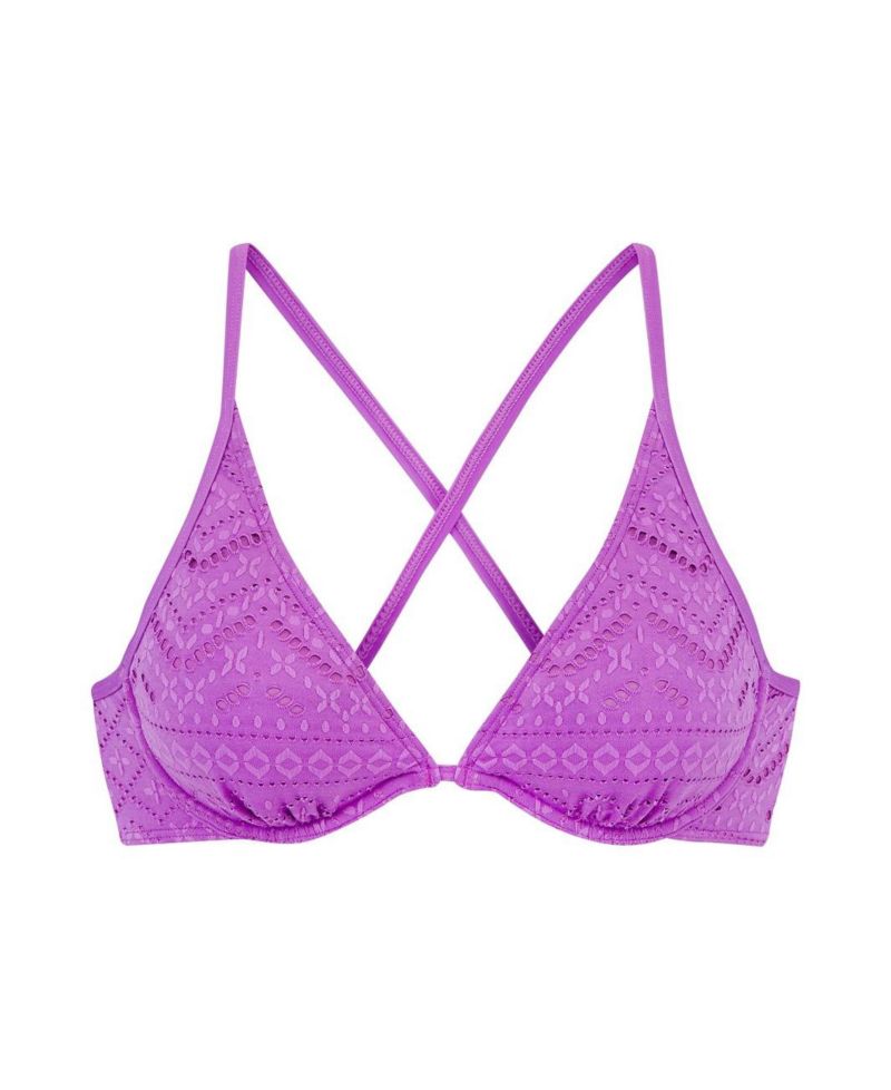 Women's Crochet Everyday Comfort Underwire Bikini Top