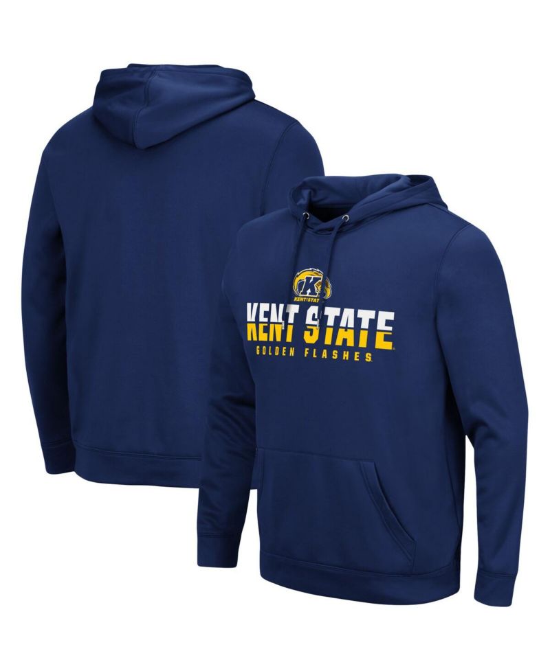 Men's Navy Kent State Golden Flashes Lantern Pullover Hoodie