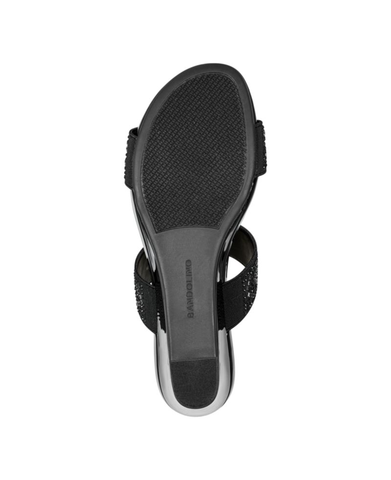Women's Iluvit Embellished T-Strap Wedge Sandals