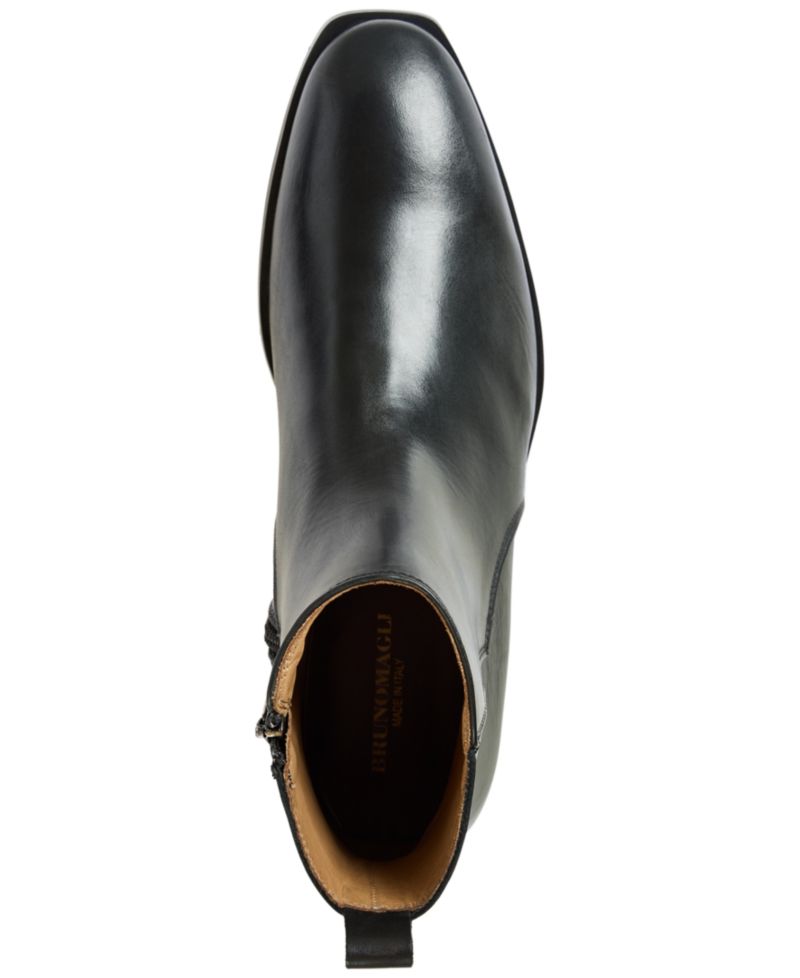 Men's Marce Side Zip Leather Boots