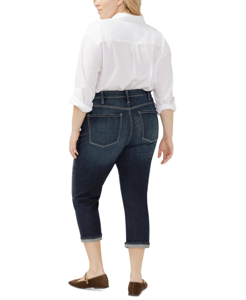 Plus Size Avery Cuffed Denim Jeans