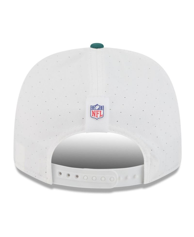 Men's White/Midnight Green Philadelphia Eagles 2025 NFL Training Camp 9SEVENTY Adjustable Hat