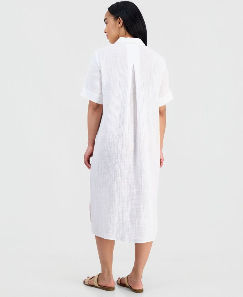 Women's Cotton Classic Collar Shirtdress