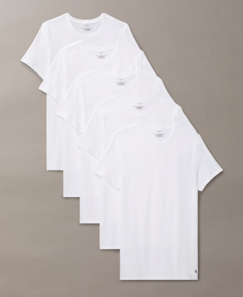 Men's 5-Pack Cotton Classics Crewneck T-Shirts