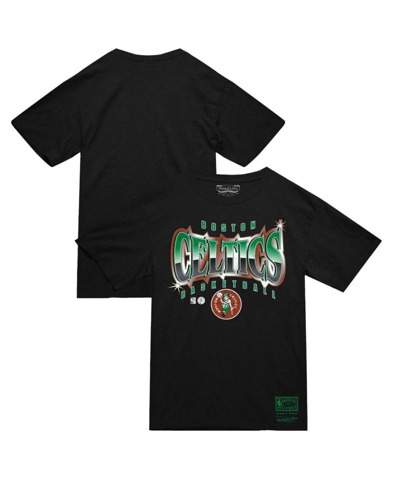 Men's Black Boston Celtics Worldwide Collection Glow Up T-Shirt