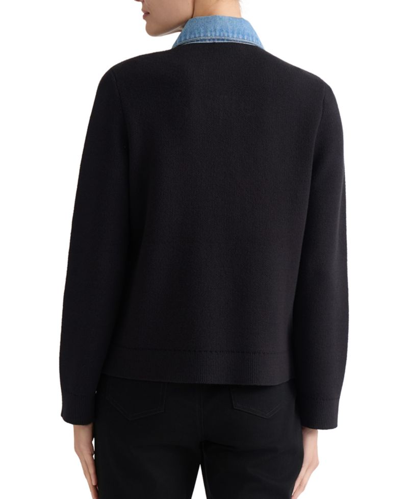 Women's Notch Collar Cardigan