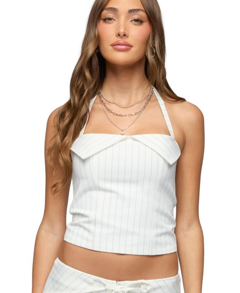 Women's Parker Pinstripe Halter Top