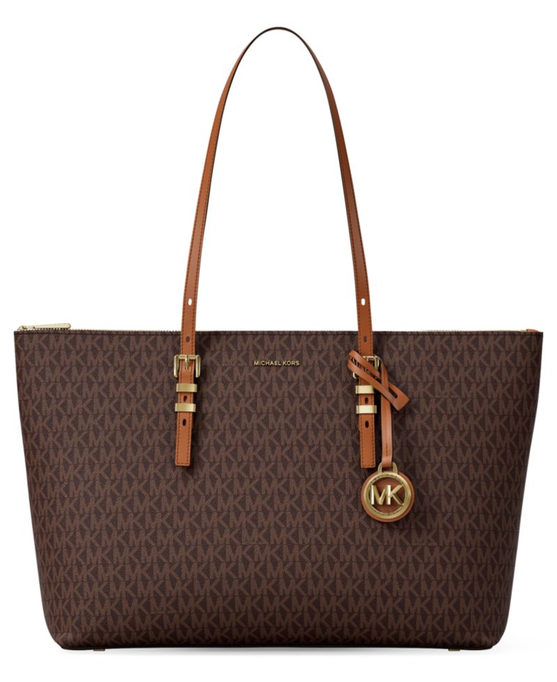 Quinn Large East West Multi-Function Zip-Top Tote Handag