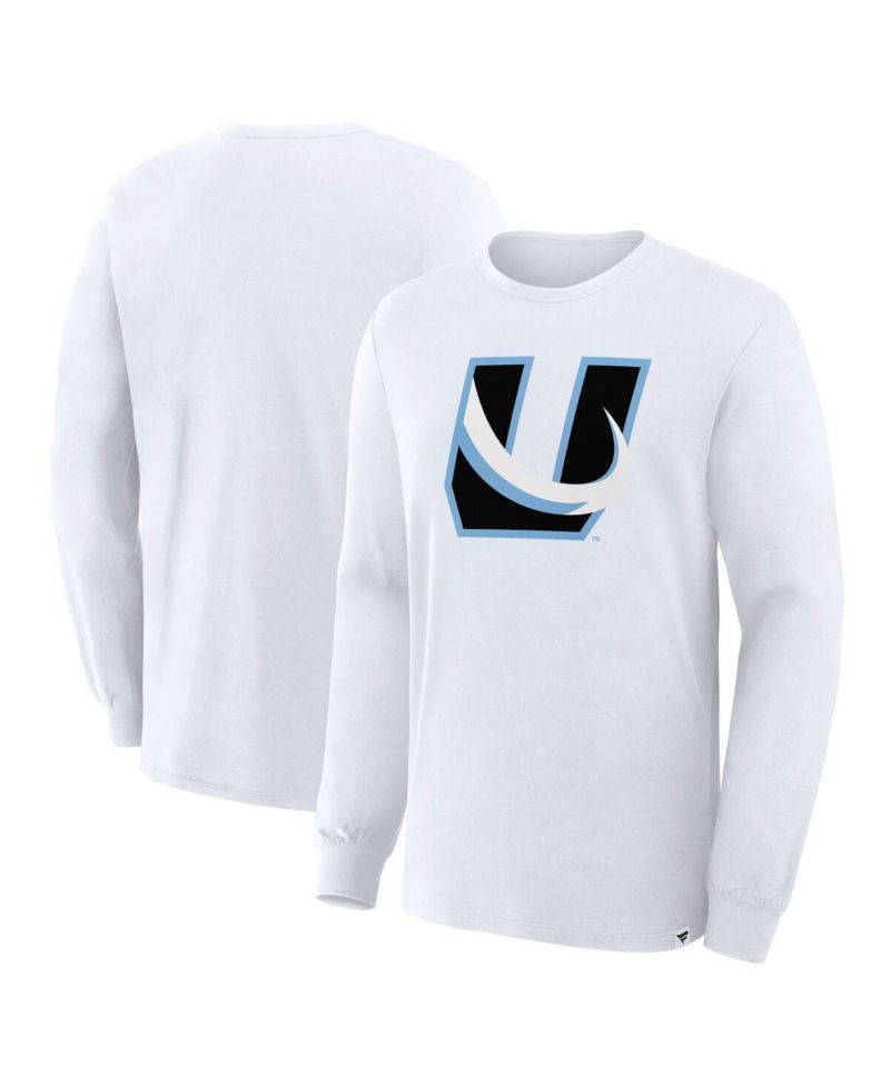 Men's White Utah Mammoth Alternate Logo Legacy Long Sleeve T-Shirt