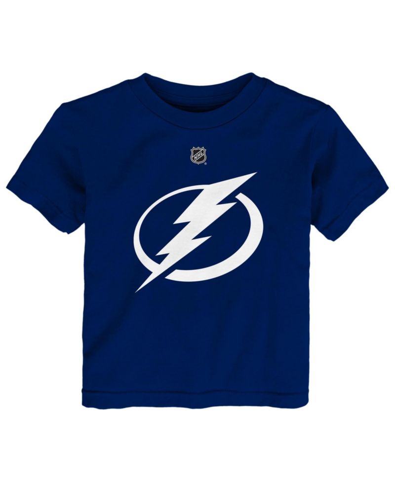 Baby Boys and Girls Blue Tampa Bay Lightning Primary Logo T-Shirt