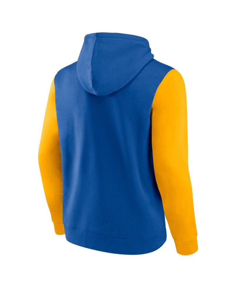 Men's Blue St. Louis Blues Deliver Fleece Pullover Hoodie