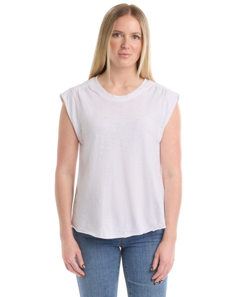 Women's Ruched Shoulder Tee