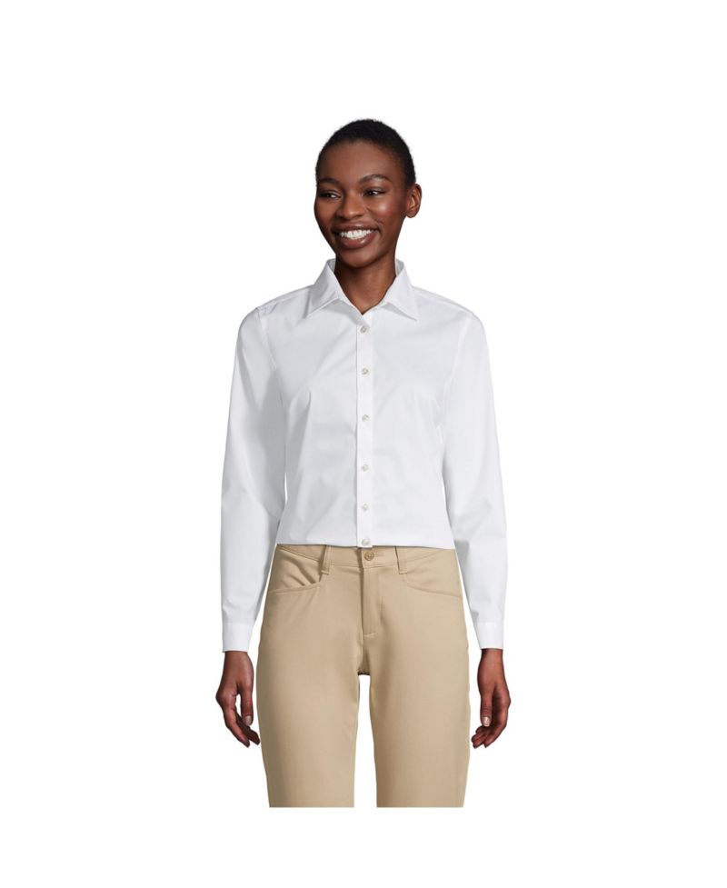 Women's No Gape Long Sleeve Stretch Shirt